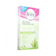 Veet Dry Skin Wax Strips 20's Smooth Hair Removal Solution for Dry Skin (20's)