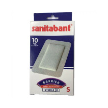 Sanitabant Barrier First Aid Plaster 5 cm x 7.5 cm Small 10's