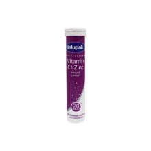Valupak Vitamin C + Zinc Effervescent Tablet Immune Support Supplement 20's