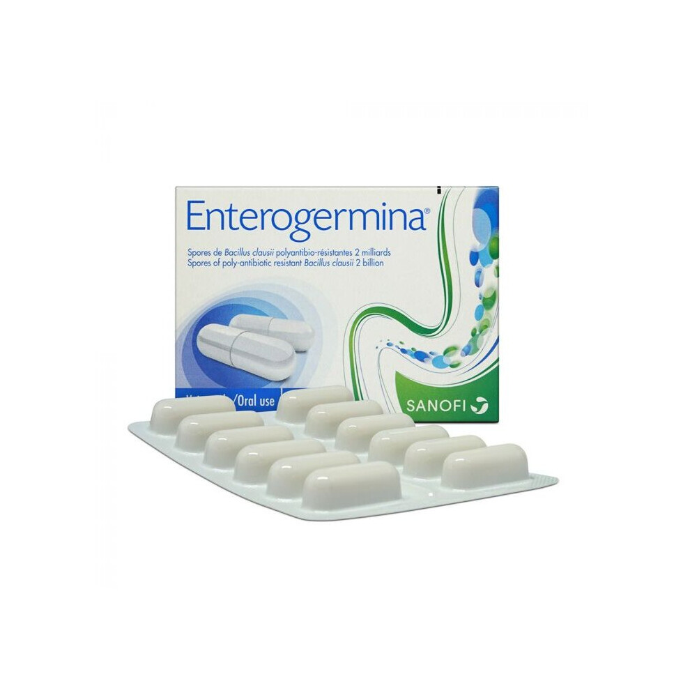 Enterogermina 2 Billion/5ml Suspension Vials 12's | Probiotic for Digestive Health, Diarrhea Relief & Gut Flora Balance