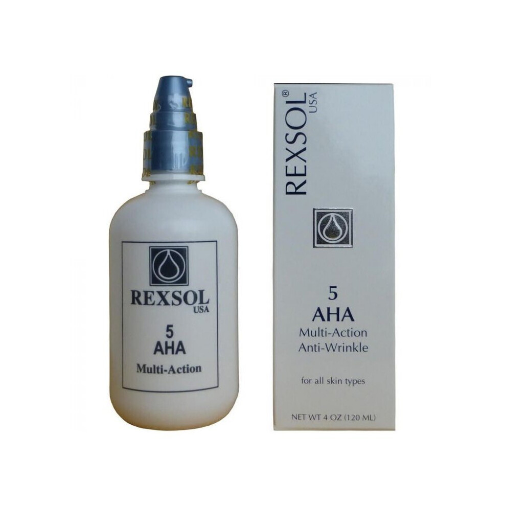 Rexsol Cream 5 Aha Multi-Action Anti-Wrinkle Promoting Smoother, Clearer 120Ml