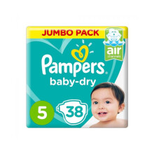Pampers Active Baby Dry 5 11-18 kg Junior Value Pack 38's