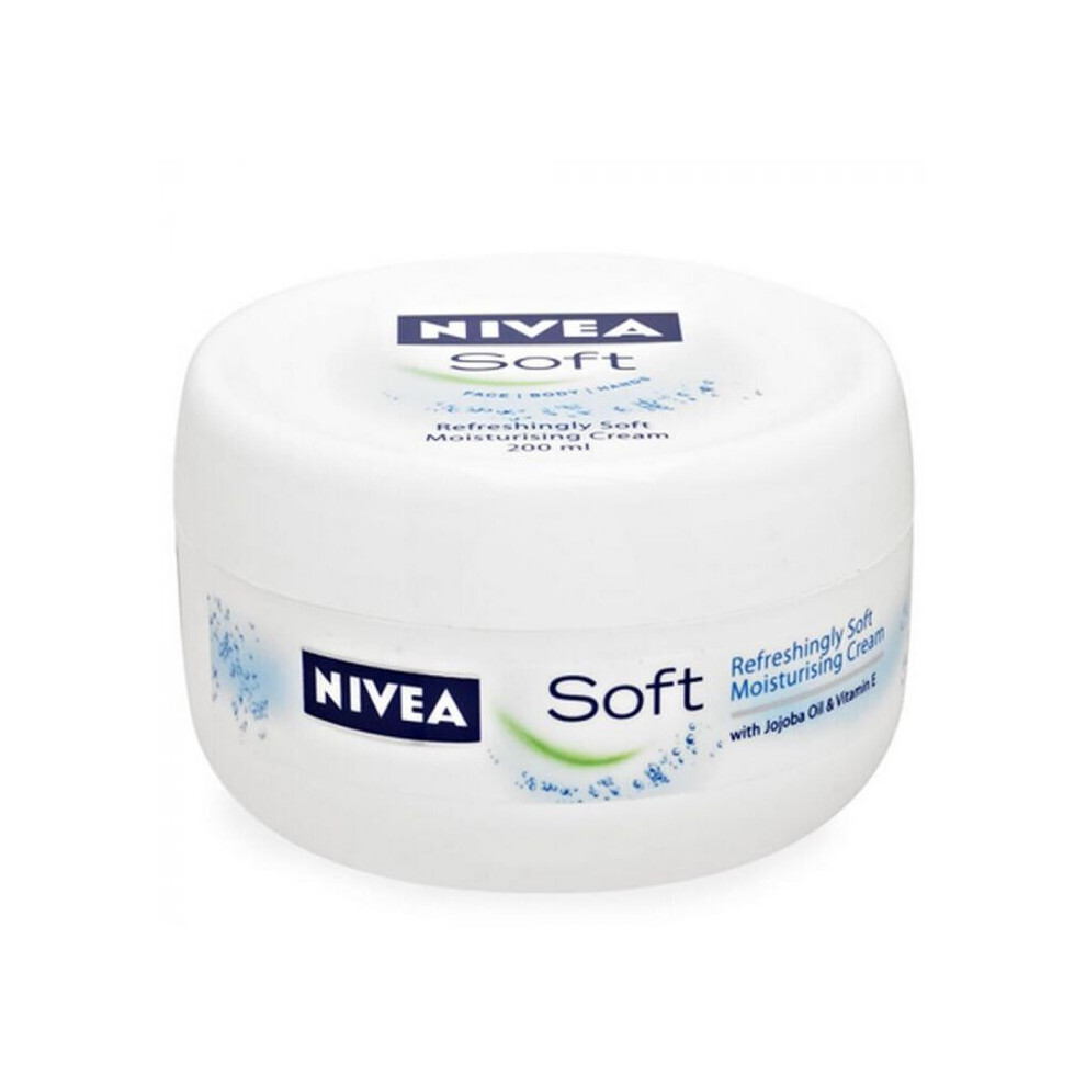 Nivea Soft Moisturizing Cream Hydrating Skin Care for Soft and Smooth Skin