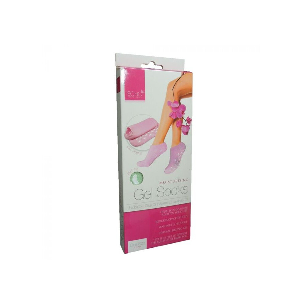 Echo Moisturising Gel Socks - Moisturising Gel Socks For Soft And Hydrated Feet
