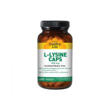 Country Life L-Lysine 500 mg With Vitamin B-6 Capsules 100's