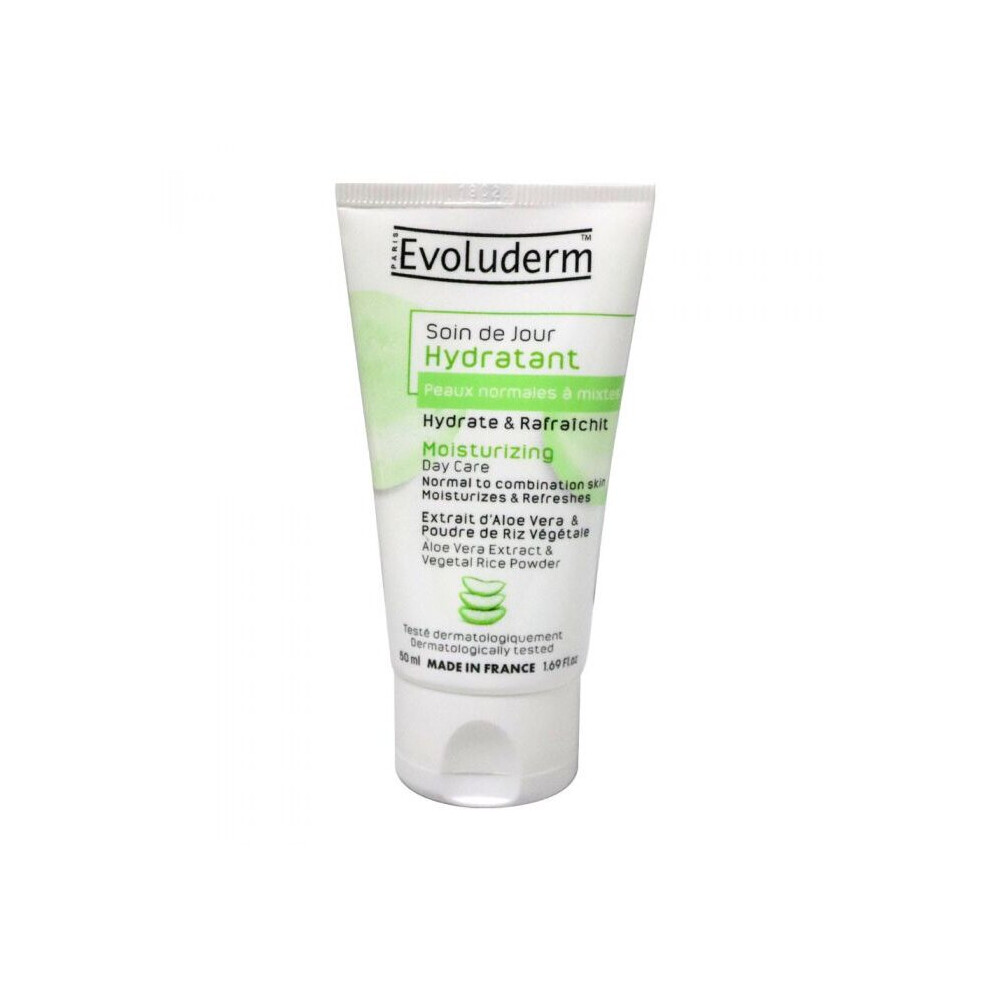 Evoluderm Moisturizing Day Care Cream Hydrating Formula, 50Ml, Model 18348