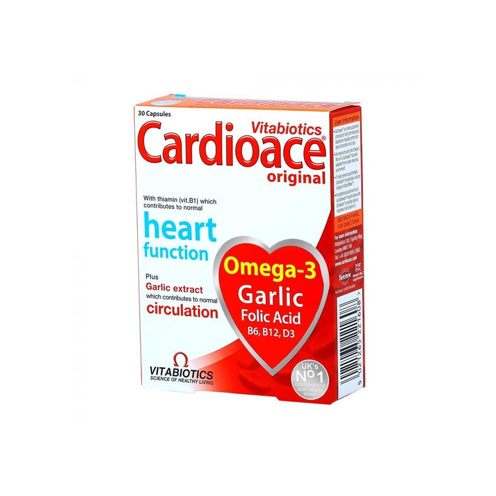 Vitabiotics Cardioace Capsules 30's, Support All Round Health