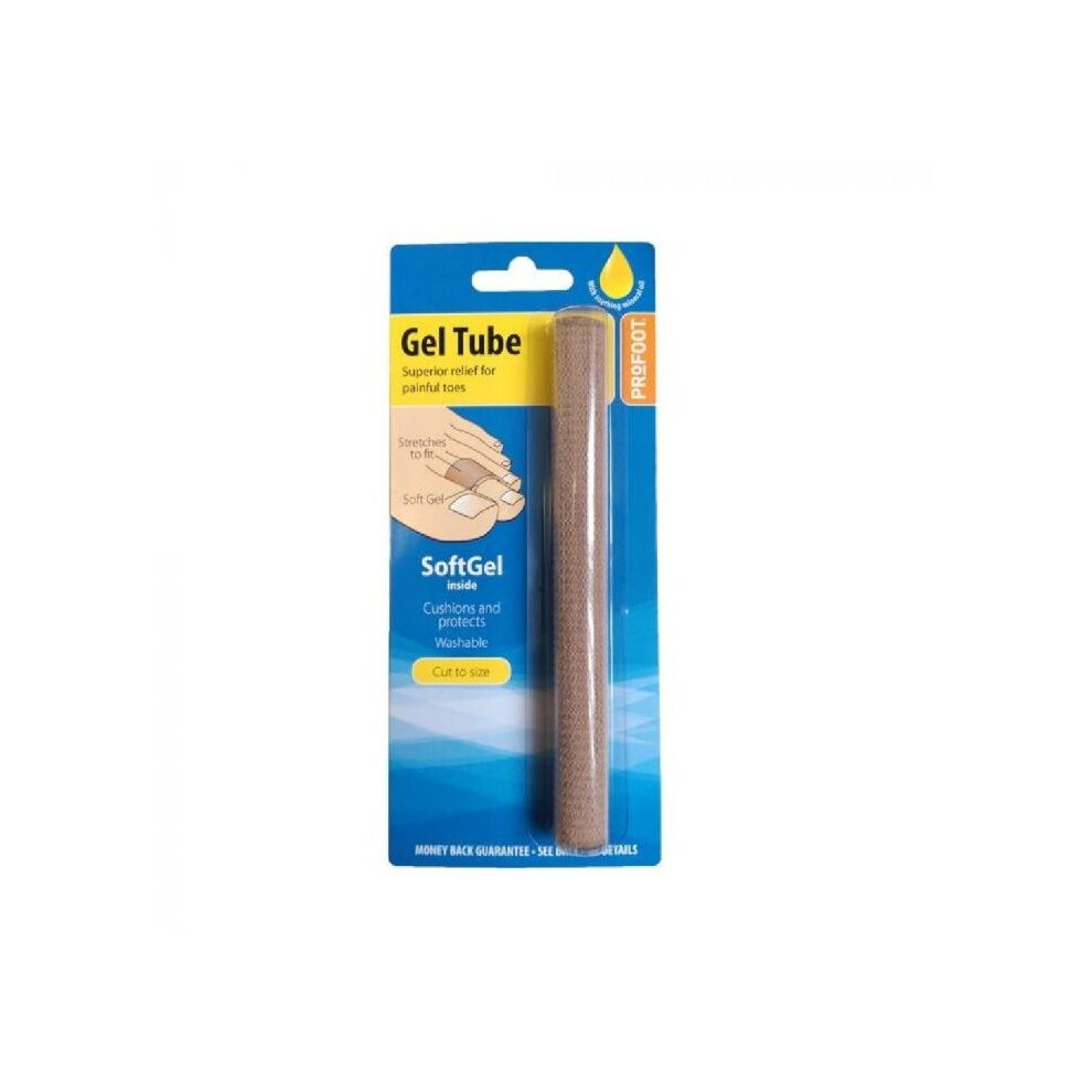 Profoot Gel Tube - Cushioning Relief For Foot Discomfort And Blisters (Standard Size)