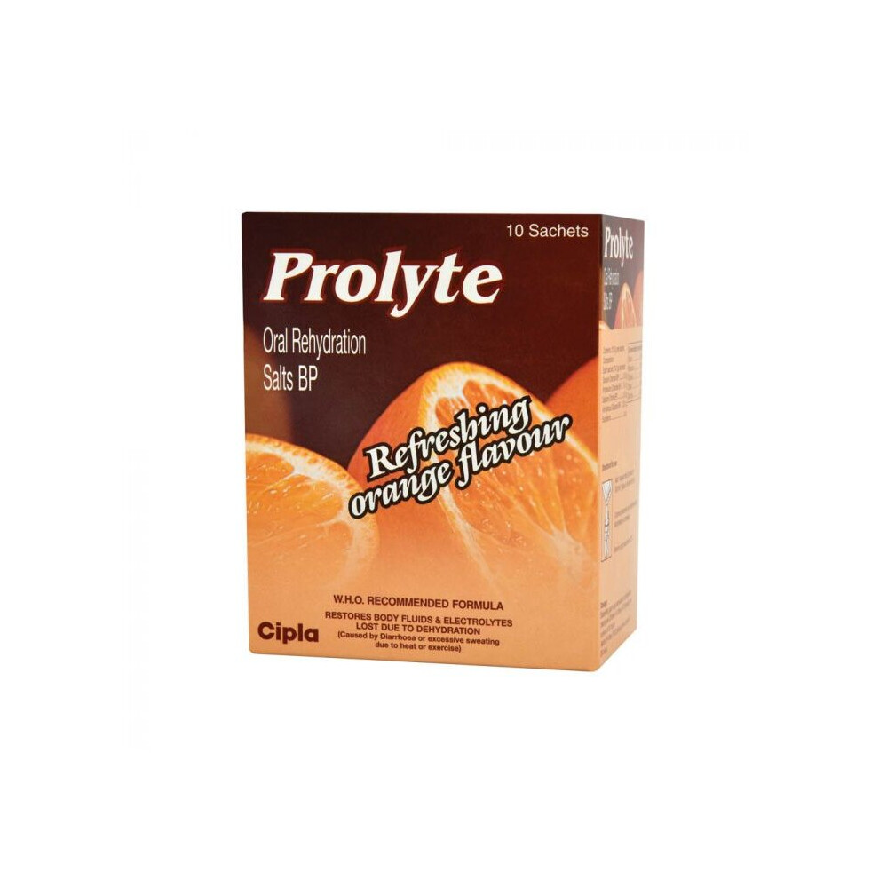 Prolyte Orange Oral Rehydration Salts Sachets 21 G 10'S