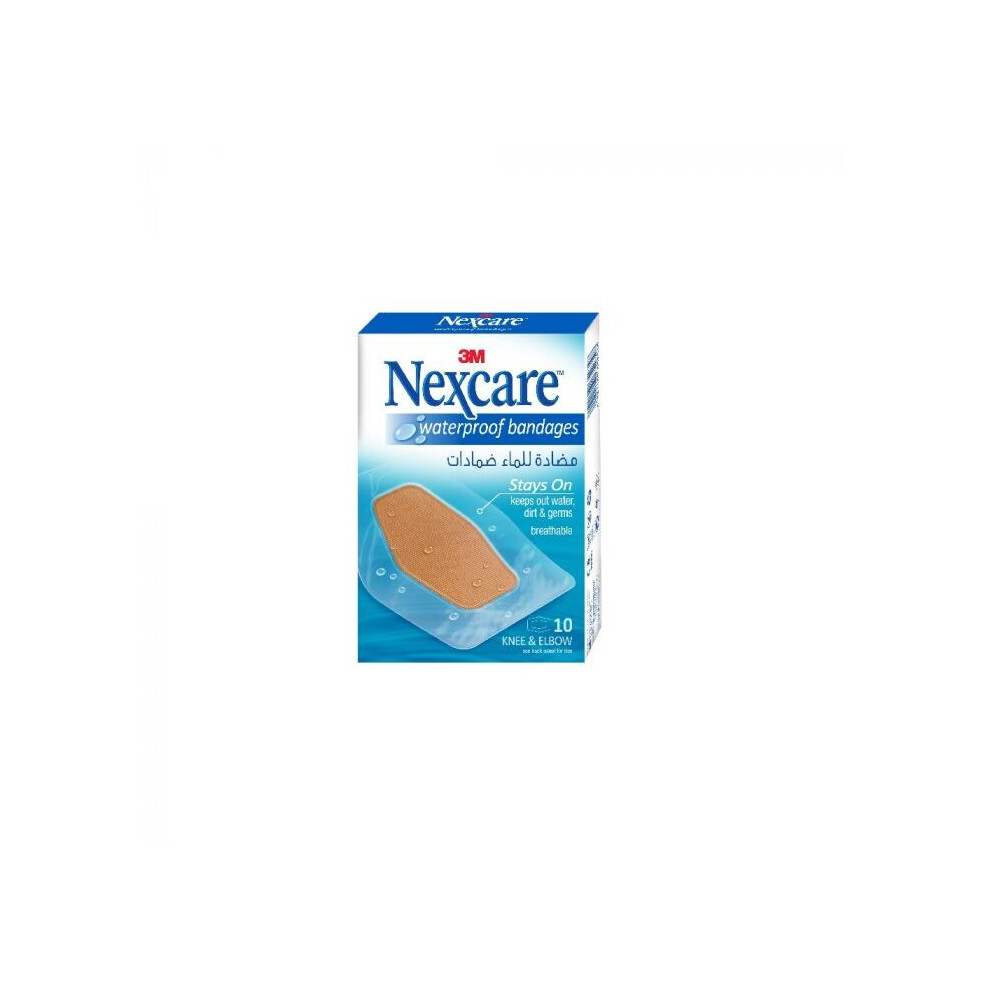 3M Nexcare Waterproof Bandages 10'S
