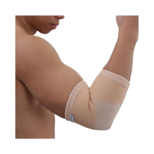 Olympa Elastic Elbow Support Beige