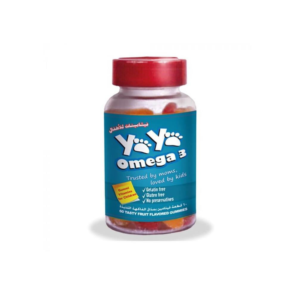 Yaya Omega 3 Gummi: Delicious Omega 3 Gummies For Daily Nutrition (60'S)