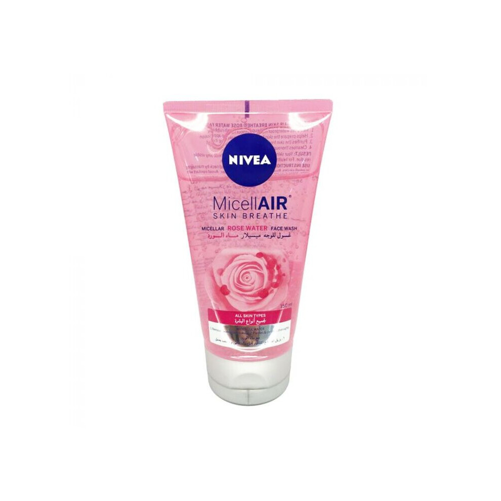 Nivea Micellair Skin Breathe Micellar Rose Water Facial Wash