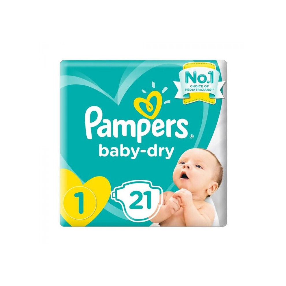 Keep Your Newborn Dry with Pampers New Baby Dry New Born 1 2-5 kg 21's