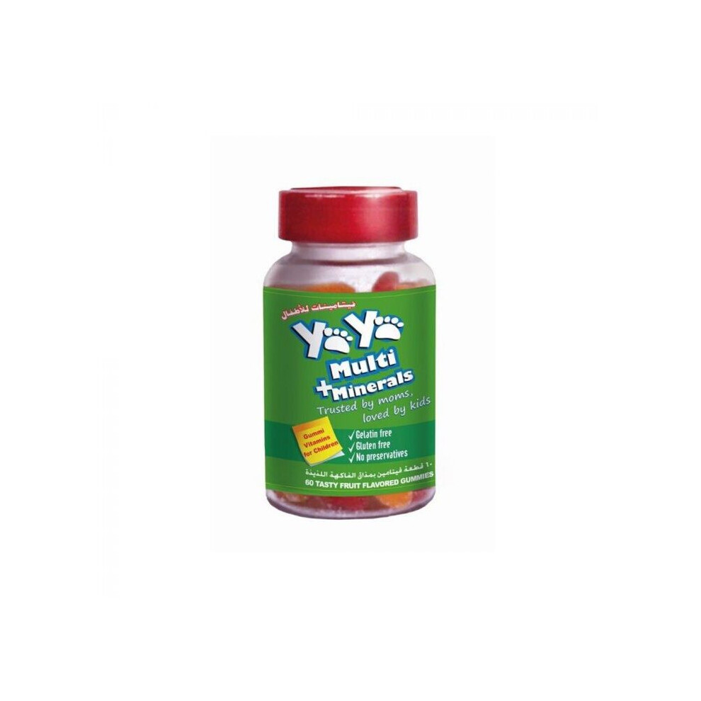 Yaya Multi + Minerals Gummi 60'S Multi + Minerals Gummi Delicious Wellness (60 Gummies)