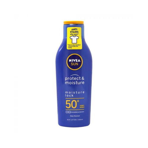 NIVEA Nivea Sun Protect & Moisture Lotion SPF50+Sunscreen with Moisture, 200ml