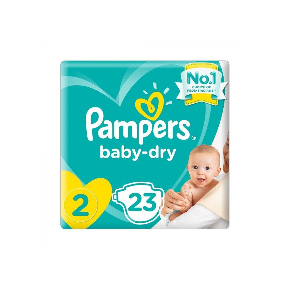 Pampers New Baby Dry 2 Small 3-6 kg 23's