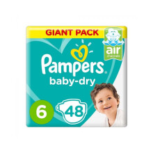 Pampers Active Baby Dry 6 Large XXL 15+ kg Mega Pack 48's