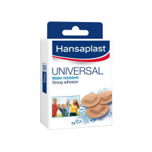 Hansaplast Universal Spot Plaster Strips : Convenient first aid for small wounds.50's