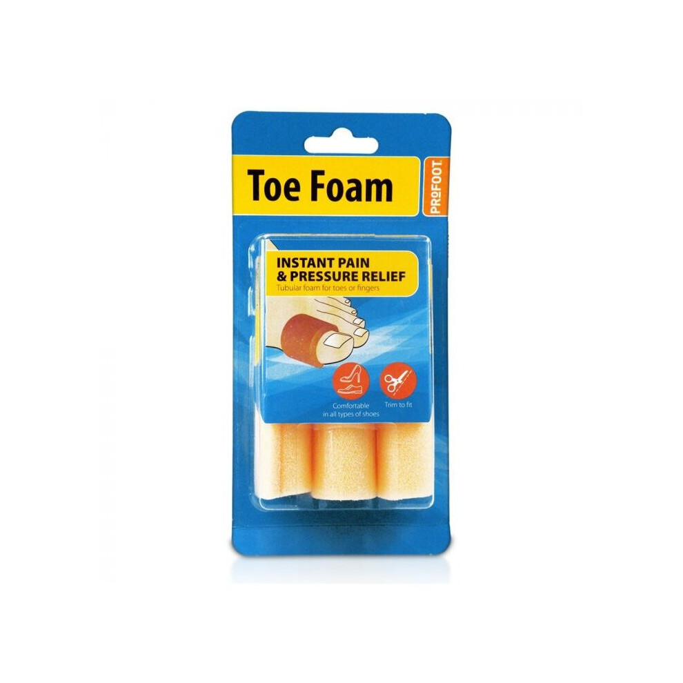 Profoot Toe Foam - Protective Padding For Toe Comfort And Corns (Standard Size)