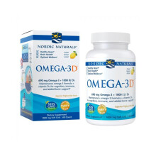 Nordic Naturals Omega 3D 690 mg Omega 3 + 1000 IU D3 Softgel