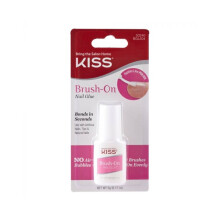 KISS Bubble-Free Brush-On Fake Nail Glue, For Styling Net Wt. 5g (0.17 oz.)
