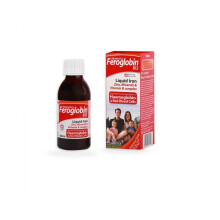 Vitabiotics Feroglobin B12 Syrup 200ml – Liquid Iron with Zinc & B-Complex for Haemoglobin Support – Delicious Taste AO100001102