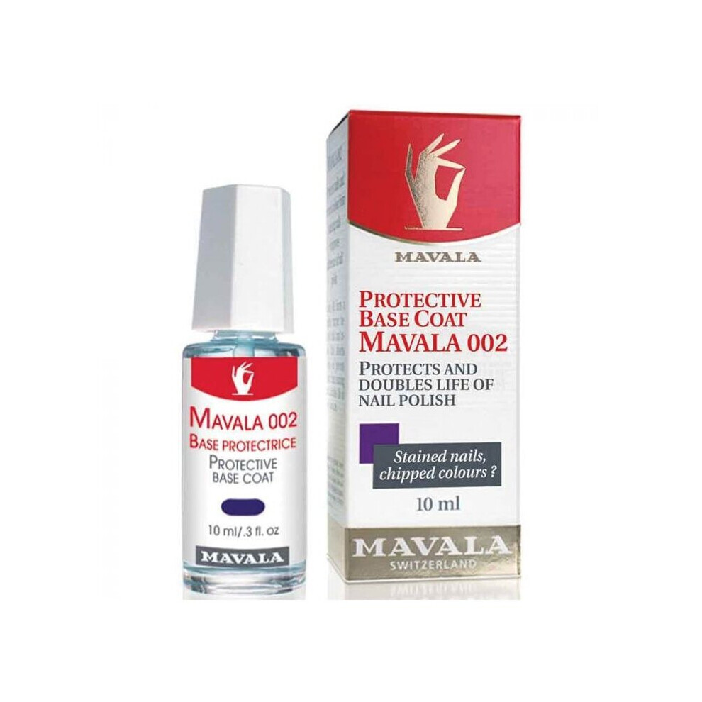 Protective Nail Care: Mavala Protective Base Coat Nail Polish 10ml