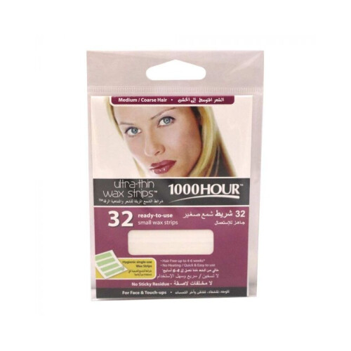 1000 Hour Ultra Thin Wax Strips Large 30's
