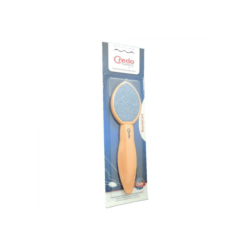 Credo Solingen Ceramic Callus Rasp Apricot Blister 03910