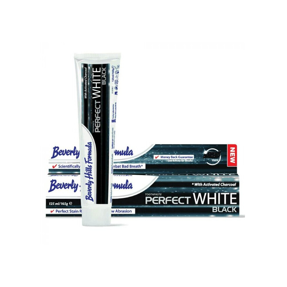 Beverly Hills Formula Perfect White Black Toothpaste 125ml,