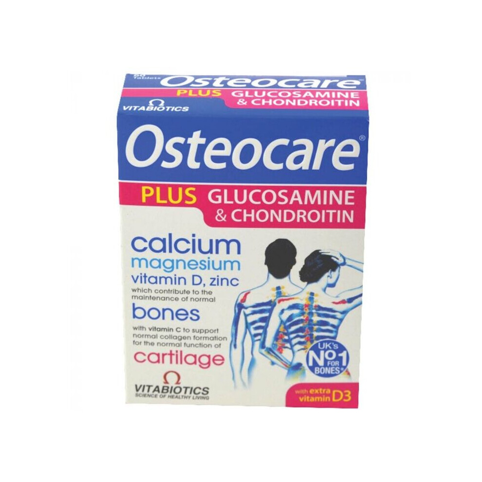 Vitabiotics Osteocare Plus Glucosamine And Chondroitin Table