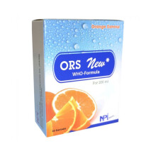 ORS New Orange Flavour Powder Sachets 10's