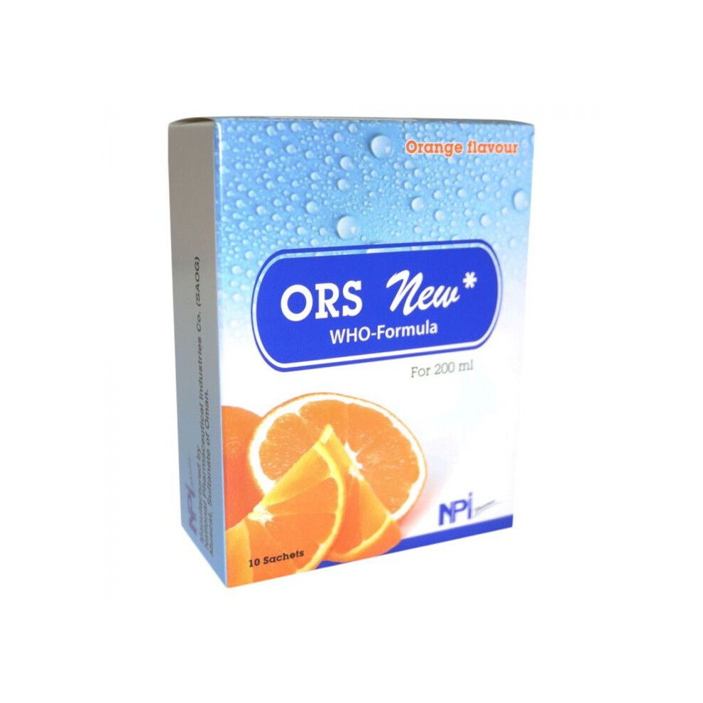 Orange Ors New Flavour Powder Sachets 10'S