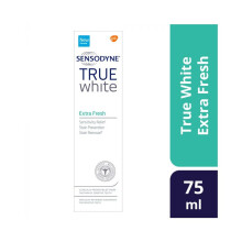 Sensodyne True White Mint Toothpaste Lasting Sensitivity Protection Stain Prevention 75ml