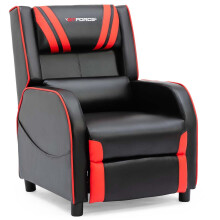 (Red) Gtforce Ranger S Faux Leather Gaming Recliner Armchair Sofa Reclining Cinema Chair