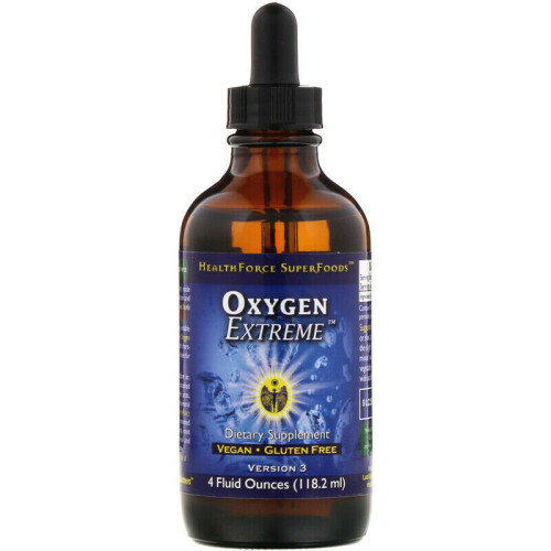HealthForce Superfoods, Οξυγόνο Έξτρα, 4 fl oz (118,2 ml)