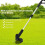 Electric Cordless Grass Trimmer Garden Weed Strimmer Cutter Tool 9