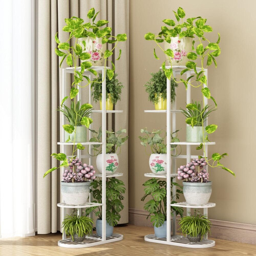 6 Tier 7 Pot Flower Plant Stand Storage Indoor