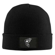 Famous Stars & Straps Winter Warm Beanie Cap - Unisex, 100% Acrylic, Printed Front, Ear-Flap, Soft & Lightweight