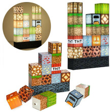 Minecraft Building Block Desk Lamp DIY Lamp Table Lamp Creative Toys For Gift