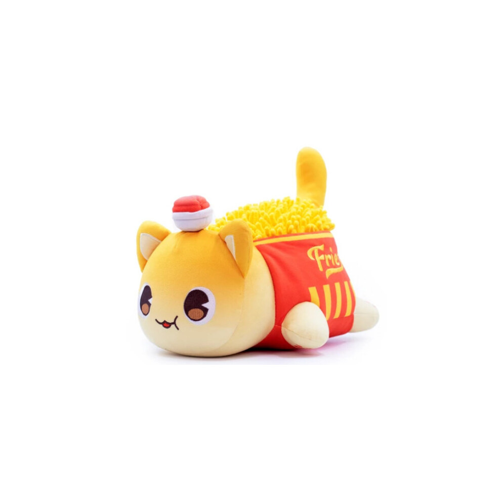 (Fries cat) Aphmau Meow Meows Plush Doll Cat Soft Pillow Kids Toy