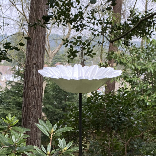 Selections Cast Iron Daisy Bird Feeder 2