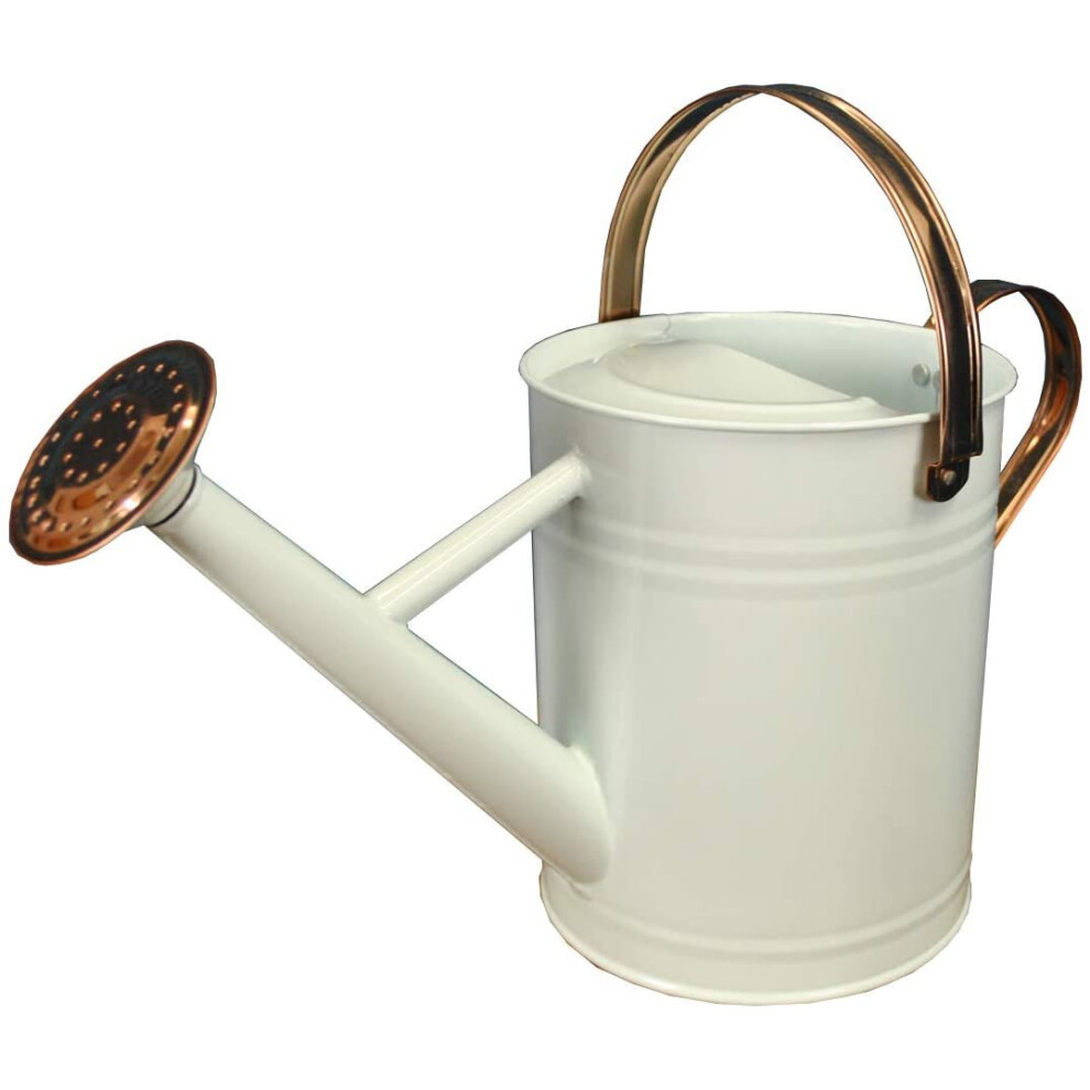 Ivory & Copper Metal Watering Can (3.5 Litre)