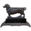 Selections Cast Iron Dachshund Dog Boot Brush Shoe Scraper 1