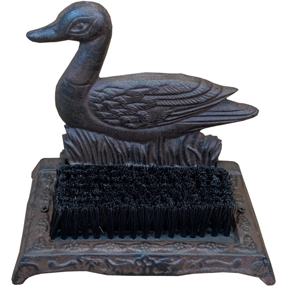 Cast Iron Duck Boot Brush Shoe Scraper