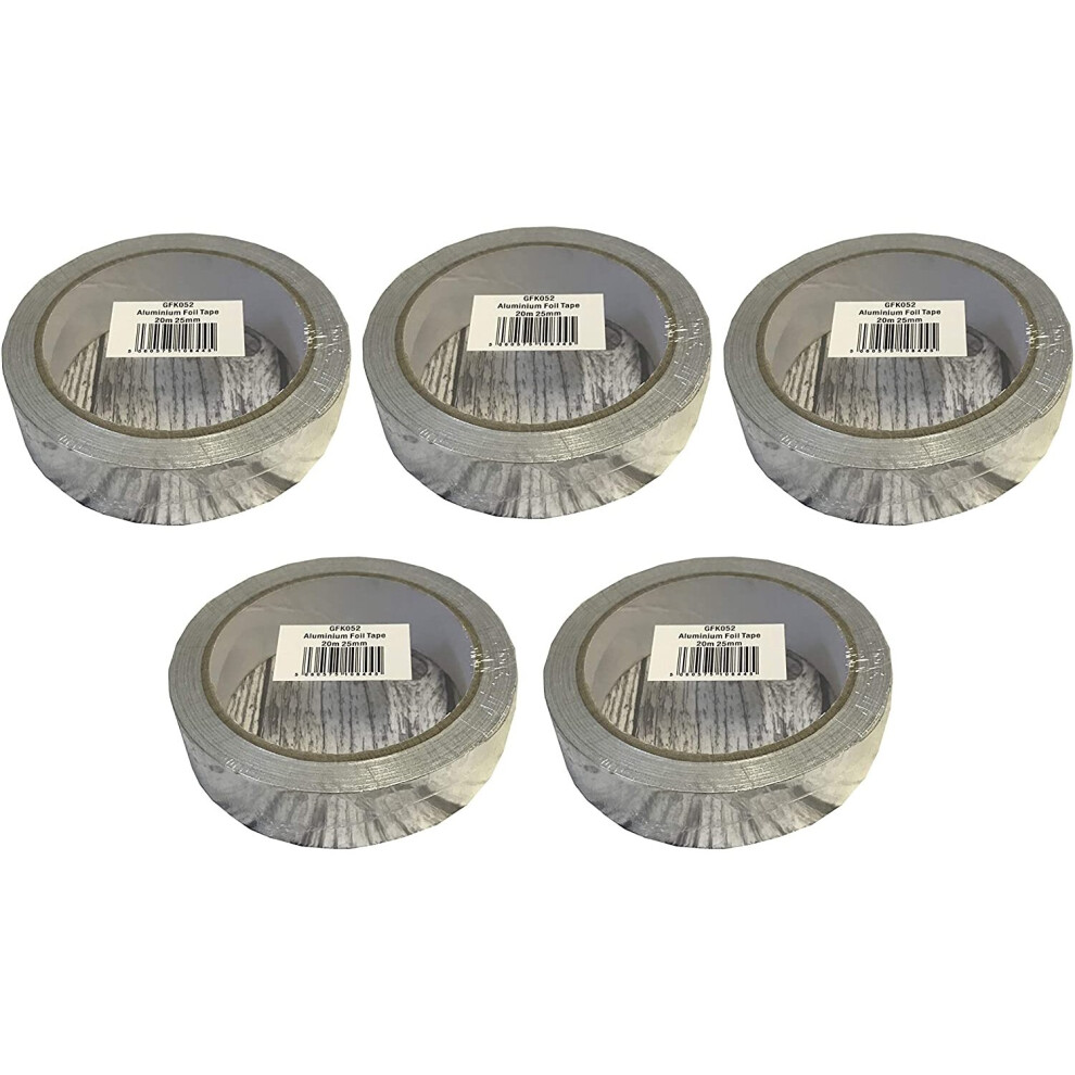 Selections Greenhouse Aluminium Foil Tape (5 X 20M Rolls)