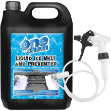 One Chem - Liquid Ice Melt and Preventer - 5L with Long Hose Trigger - Works Down to -15 Degrees Celsius