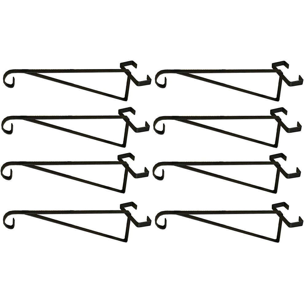 Hanging Basket Brackets for Concrete Fence Posts (Set of 8)