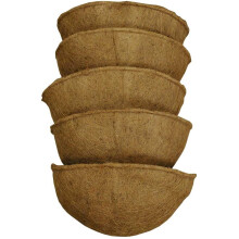 Pack of 5 Coco Wall Basket Garden Planter Liners (40cm)